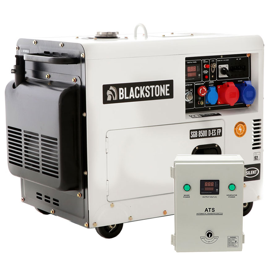 Generador eléctrico Diesel FULLPOWER Blackstone SGB 8500 D-ES