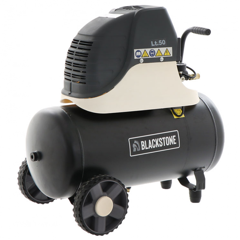 Compressore Aria Da 50 Litri 1500W Elettrico Coassiale 2 Hp 8 Bar Salvaspazio 48161097 - 14