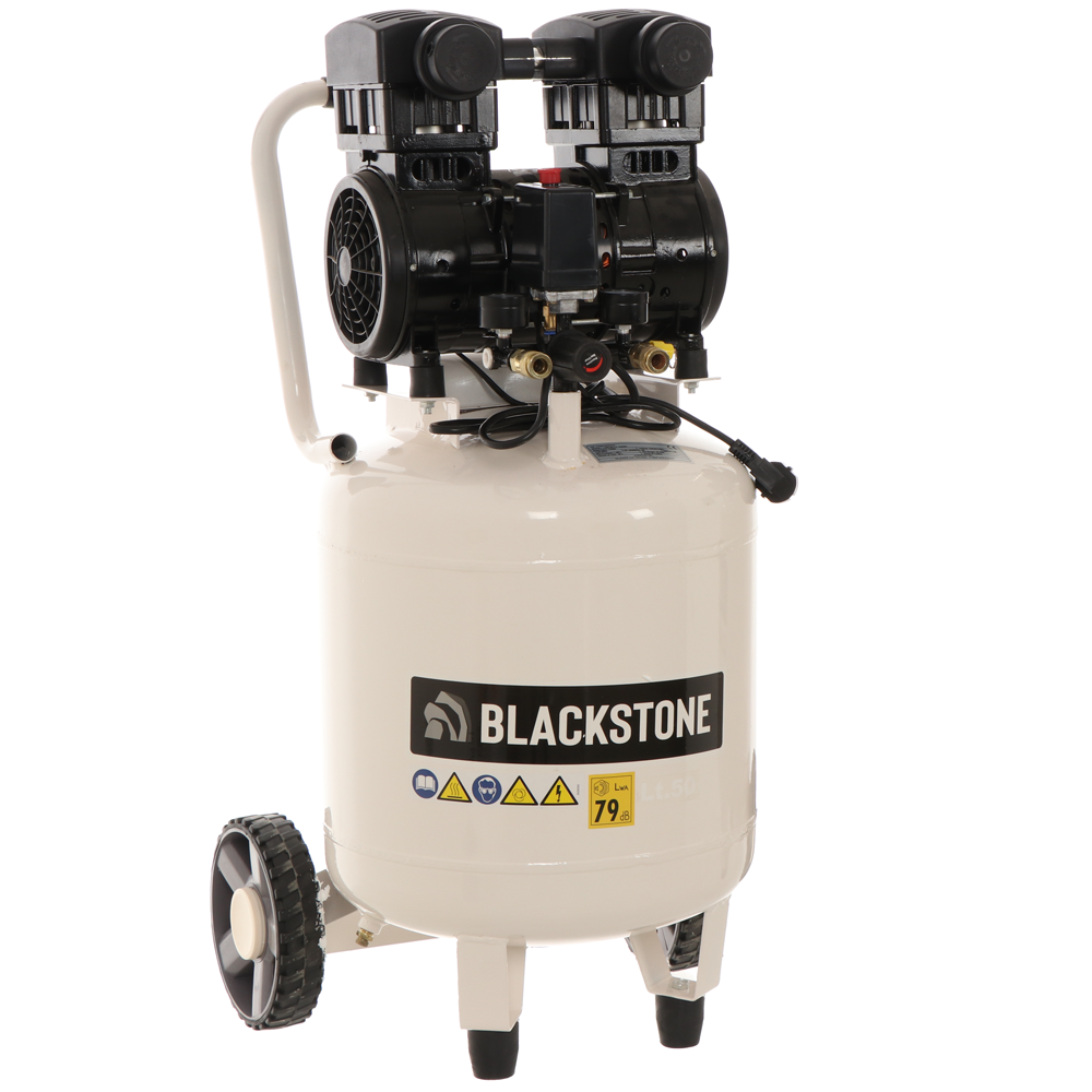 Blackstone V-SBC50-10 Electric Silenced Air Compressor - 50 L