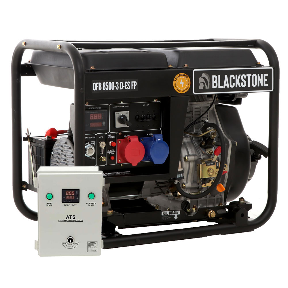 Diesel Notstromaggregat Blackstone OFB 8500-3 D-ES FP FullPower